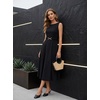 image:imageZESICA Womens Summer Sleeveless 2026 Formal Cocktail Party Midi DressesBlack