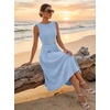 image:imageZESICA Womens Summer Sleeveless 2026 Formal Cocktail Party Midi DressesBlue
