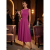 image:imageZESICA Womens Summer Sleeveless 2026 Formal Cocktail Party Midi DressesFuchsia