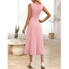 image:imageZESICA Womens Summer Sleeveless 2026 Formal Cocktail Party Midi DressesPink