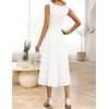 image:imageZESICA Womens Summer Sleeveless 2026 Formal Cocktail Party Midi DressesWhite