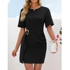 image:imageZESICA Womens Summer Sleeveless Bodycon Sweater Maxi DressBlack