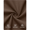image:imageZESICA Womens Summer Sleeveless Bodycon Sweater Maxi DressBrown