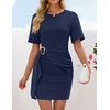image:imageZESICA Womens Summer Sleeveless Bodycon Sweater Maxi DressNavy