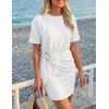image:imageZESICA Womens Summer Sleeveless Bodycon Sweater Maxi DressWhite