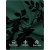 image:imageZESICA Womens Summer Sleeveless Floral Bodycon Wedding Guest DressesDarkgreen