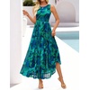 image:imageZESICA Womens Summer Sleeveless Floral Wedding Guest Maxi DressDarkgreen