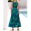 image:imageZESICA Womens Summer Sleeveless Floral Wedding Guest Maxi DressDarkgreen