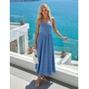 image:imageZESICA Womens Summer Sleeveless Floral Wedding Guest Maxi DressDustyblue