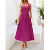 image:imageZESICA Womens Summer Sleeveless Floral Wedding Guest Maxi DressEggplant