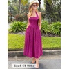 image:imageZESICA Womens Summer Sleeveless Floral Wedding Guest Maxi DressEggplant
