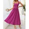 image:imageZESICA Womens Summer Sleeveless Floral Wedding Guest Maxi DressEggplant