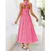 image:imageZESICA Womens Summer Sleeveless Floral Wedding Guest Maxi DressHotpink