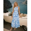 image:imageZESICA Womens Summer Sleeveless Floral Wedding Guest Maxi DressLightblue