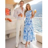 image:imageZESICA Womens Summer Sleeveless Floral Wedding Guest Maxi DressLightblue