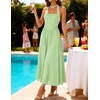 image:imageZESICA Womens Summer Sleeveless Floral Wedding Guest Maxi DressLightgreen