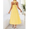 image:imageZESICA Womens Summer Sleeveless Floral Wedding Guest Maxi DressLightyellow