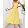 image:imageZESICA Womens Summer Sleeveless Floral Wedding Guest Maxi DressLightyellow