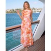 image:imageZESICA Womens Summer Sleeveless Floral Wedding Guest Maxi DressOrange