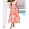 image:imageZESICA Womens Summer Sleeveless Floral Wedding Guest Maxi DressOrange