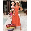 image:imageZESICA Womens Summer Sleeveless Floral Wedding Guest Maxi DressOrangered