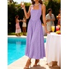image:imageZESICA Womens Summer Sleeveless Floral Wedding Guest Maxi DressPurple