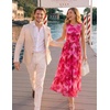 image:imageZESICA Womens Summer Sleeveless Floral Wedding Guest Maxi DressRose