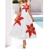 image:imageZESICA Womens Summer Sleeveless Floral Wedding Guest Maxi DressWhite