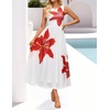 image:imageZESICA Womens Summer Sleeveless Floral Wedding Guest Maxi DressWhite