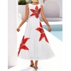 image:imageZESICA Womens Summer Sleeveless Floral Wedding Guest Maxi DressWhite
