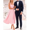 image:imageZESICA Womens Summer Sleeveless Square Neck A Line Midi DressPink