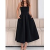 image:imageZESICA Womens Summer Strapless Cocktail Party DressesBlack