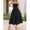 image:imageZESICA Womens Summer Strapless Cocktail Party DressesBlack