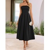 image:imageZESICA Womens Summer Strapless Cocktail Party DressesBlack