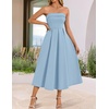 image:imageZESICA Womens Summer Strapless Cocktail Party DressesBlue