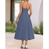 image:imageZESICA Womens Summer Strapless Cocktail Party DressesDustyblue