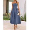 image:imageZESICA Womens Summer Strapless Cocktail Party DressesDustyblue