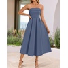image:imageZESICA Womens Summer Strapless Cocktail Party DressesDustyblue