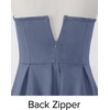 image:imageZESICA Womens Summer Strapless Cocktail Party DressesDustyblue
