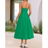 image:imageZESICA Womens Summer Strapless Cocktail Party DressesGreen
