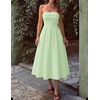 image:imageZESICA Womens Summer Strapless Cocktail Party DressesLightgreen