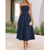 image:imageZESICA Womens Summer Strapless Cocktail Party DressesNavy