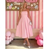 image:imageZESICA Womens Summer Strapless Cocktail Party DressesPink