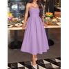 image:imageZESICA Womens Summer Strapless Cocktail Party DressesPurple