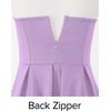 image:imageZESICA Womens Summer Strapless Cocktail Party DressesPurple