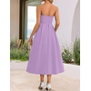 image:imageZESICA Womens Summer Strapless Cocktail Party DressesPurple