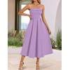 image:imageZESICA Womens Summer Strapless Cocktail Party DressesPurple
