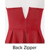 image:imageZESICA Womens Summer Strapless Cocktail Party DressesRed