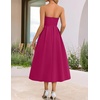 image:imageZESICA Womens Summer Strapless Cocktail Party DressesRose