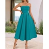 image:imageZESICA Womens Summer Strapless Cocktail Party DressesTeal